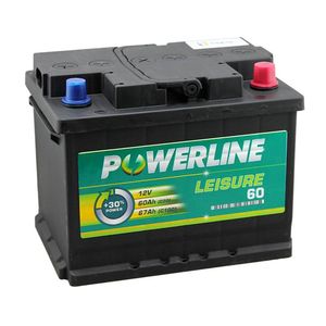 Powerline 60AH LEISURE BATTERY - 60 LEISURE BATTERY
