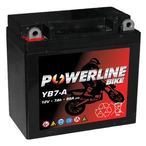 Powerline 6DM7 AGM Battery for Electric Start Generator