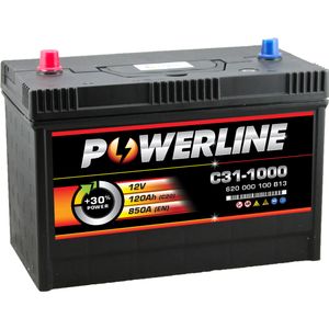 Powerline C31-1000 CAR BATTERY 12V 120AH