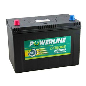 POWERLINE LVC26MF LEISURE BATTERY 12V
