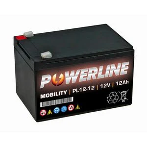 POWERLINE PL12-12 MOBILITY BATTERY 12V 12AH