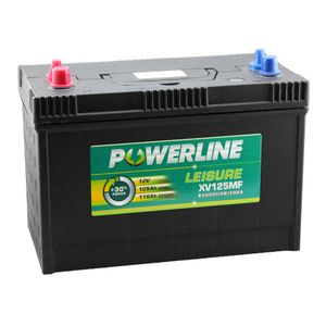 POWERLINE XV125MF LEISURE BATTERY 12V