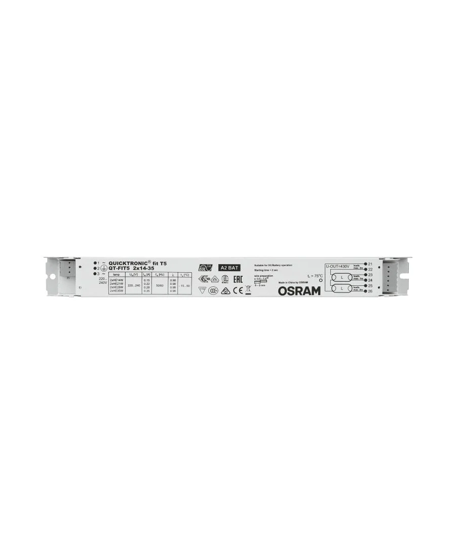 QT-FIT5 2X14…35 2 x 14W 28W 35W