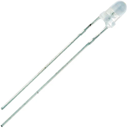 Schiefer 3mm Single Led 3V 20mA DC Clear White 30000h K Non-Dimmable - 020399921