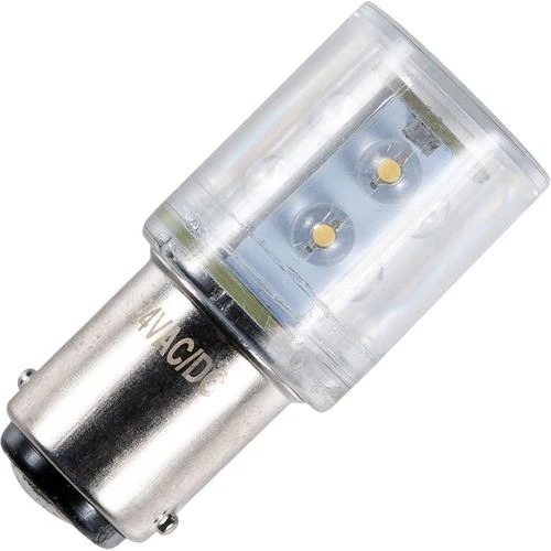 Schiefer Ba15d Stackled T20x46mm 24V 16mA 05W AC/DC 15Lm Green 4500K 6 leds K Non-Dimmable - 154637703