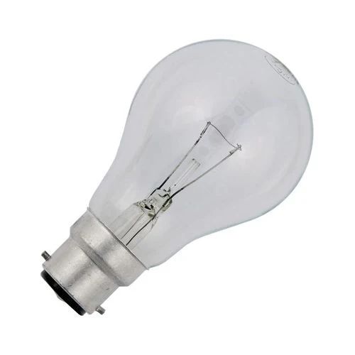 Schiefer Ba22d GLS 60x105mm 24V 60W C-6 1000h Clear 2500K Dimmable - 226040500