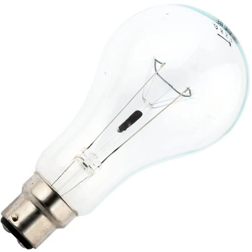 Schiefer Ba22d GLS 68x125mm 130V 150W 7-C9 RC 1500h Clear 2500K Dimmable - 226067700