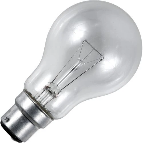 Schiefer Ba22d GLS A60x105mm 235V 60W 3CC-9 RC 1500h Clear 2500K Dimmable - 226078000