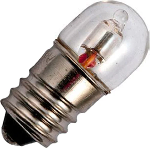 Schiefer E10 T9x23mm 220-240V Wire Ended 10000h Clear Red Neon Glass 2500K Non-Dimmable - 102397900