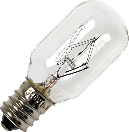 Schiefer E12 T20x48mm 130V 20W C-5A RC 2000h Clear 2500K Dimmable - 125266900 - DISCONTINUED