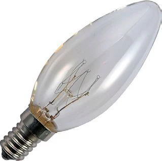 Schiefer E14 Candle C35x100mm 130V 15W C-5A RC 1500h Clear 2500K Dimmable - 149166800