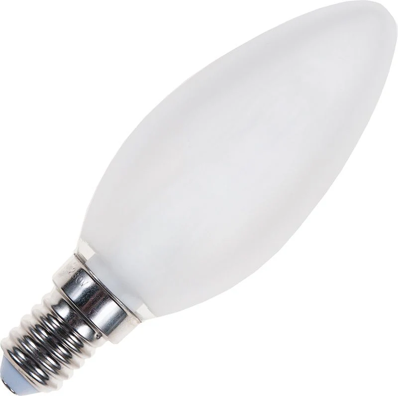 Schiefer E14 Candle C35x100mm 26V 25W CC-6 1500h Frosted 2500K Dimmable - 417228601
