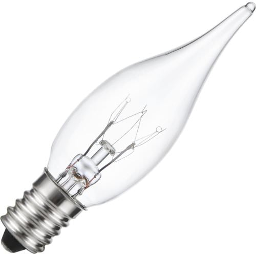 Schiefer E14 Candle tip C22x90mm 230V 15W 3CC-9 1500h Clear 2500K Dimmable - DISCONTINUED