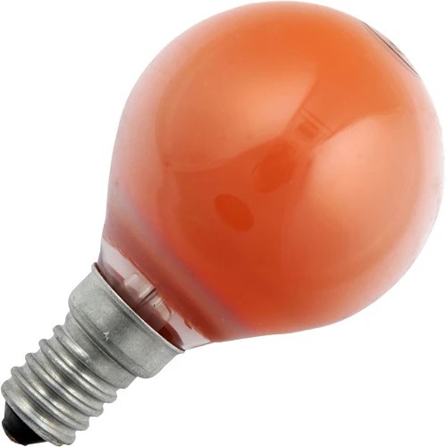 Schiefer E14 G45x72mm 230V 25W CC-2F 1000h Orange K Dimmable - DISCONTINUED