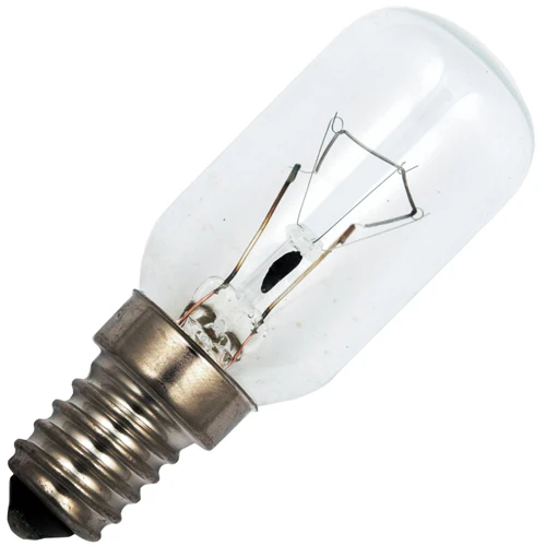 Schiefer E14 Oven T25x70mm 235V 40W 3-CC9 RC 1000h Clear 300° Gas Filled 2500K Dimmable - 147072644
