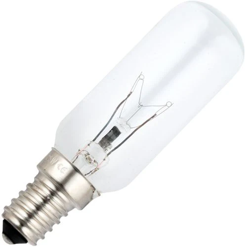 Schiefer E14 Oven T25x75mm 220-260V 40W CC-3A 1500h Clear 300° 2500K Dimmable - 147572644