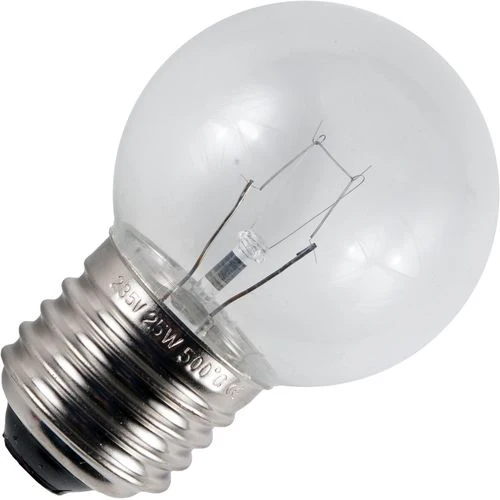 Schiefer E27 Oven G45x72mm 235V 25W CC-2F 1000h Clear 300° 2500K Dimmable - 419951032