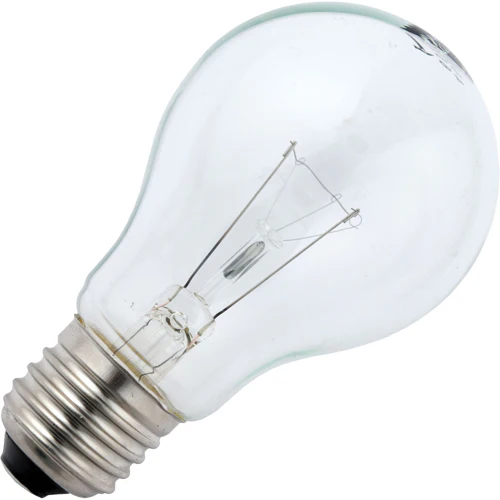 Schiefer E27 Oven GLS A60x105mm 230V 60W 3-CC9 RC 1000h Clear 300° 2500K Dimmable - 419679014