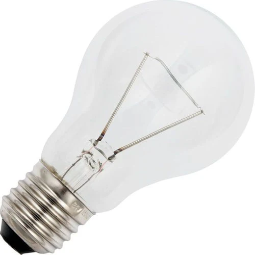 Schiefer E27 Oven GLS A60x107mm 24V 60W CC-6 1000h Clear 300° 2500K Dimmable - 419679060