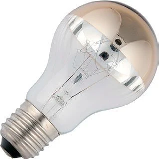 E27 Top Mirror GLS A60x105mm 230V 70W 5-C9 RC 1000h Clear Gold 2500K Dimmable - 276084392