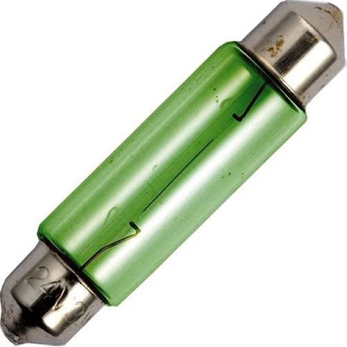 Schiefer S85 T11x44mm 12V 250mA 3W 2000h Clear Green 2500K Dimmable - 784330803