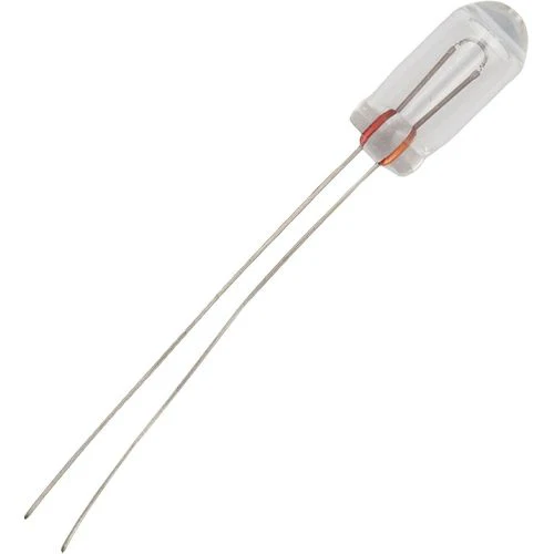 Schiefer T1 1/4 Wire Ended 45x117mm 2V 100mA C-2R 1000h Clear Lens End Torch 2500K Dimmable - 010703023