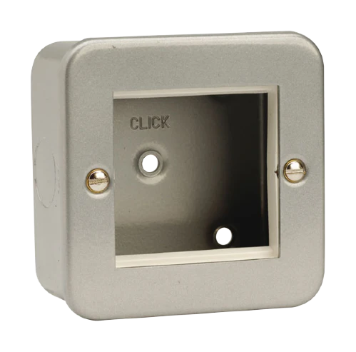 Scolmore CL311 - 1 Gang Plate - 2 Apertures - Only sold in 10s
