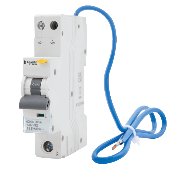 Scolmore CU1RCBO10C Rcbo C Curve 1 Pole + Unswitched Neutral True 6ka C Curve 10a 30ma Rcbo (type A)