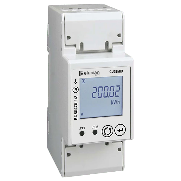 Scolmore CU2EMID Energy Meter 100a Single Phase Multifunction Energy Meter