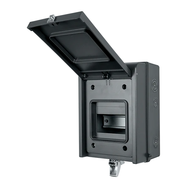Scolmore GUEB5IP65AG Consumer Unit Garage 5 Way Elucian Metal Ip65 Garage Unit (5 Free Ways) Anthracite Grey