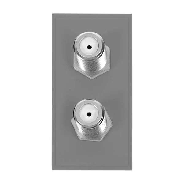 Scolmore MM406GY Twin Female Satellite Module