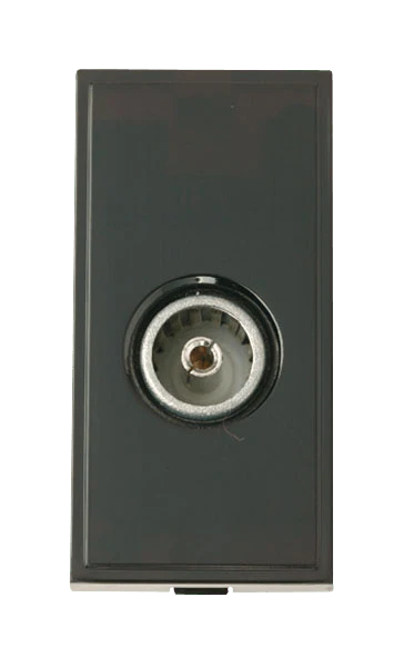 Scolmore MM410BK Single Female Coaxial - Black
