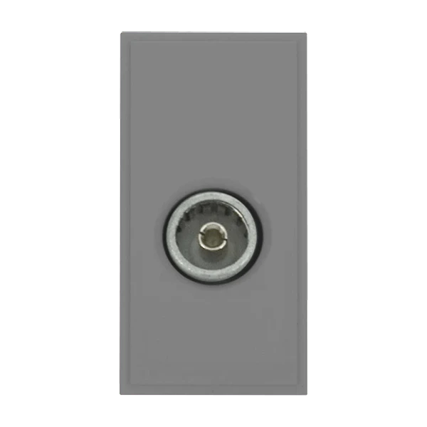 Scolmore MM410GY Single Female Coaxial Module