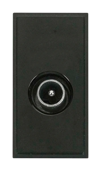 Scolmore MM415BK Single Male Coaxial - Black