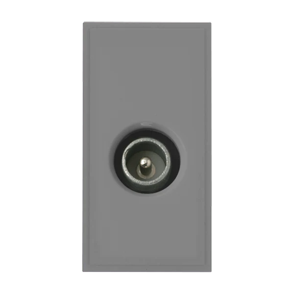 Scolmore MM415GY Single Male Coaxial Module