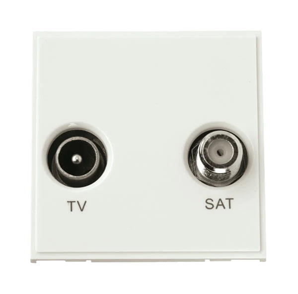 Scolmore MM425WH Diplexed TV And Satellite - Polar White