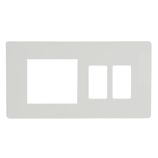 Scolmore SCP31102MW 2G COMBI PLATE (2+2 GRIDPRO / NM) CP MW