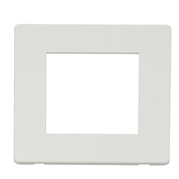 Scolmore SCP311MW 1G TWIN MEDIA MOD PLATE - MW