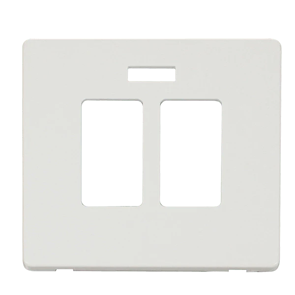 Scolmore SCP324MW 20A SINK & BATH SW + NEON PLATE - MW