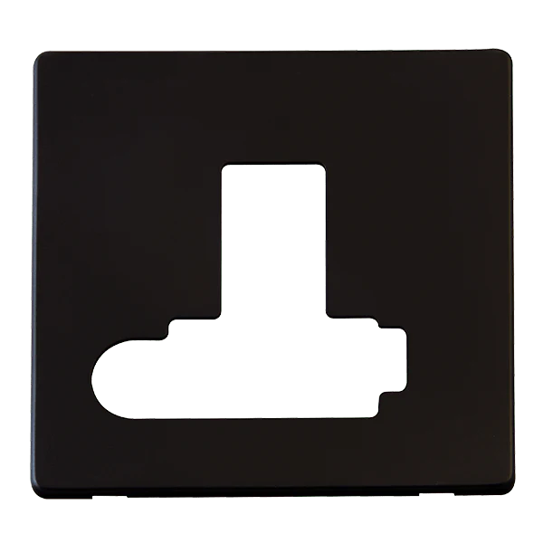 Scolmore SCP351MB 13A FCU SW + F/O (LOCK) PLATE - MB