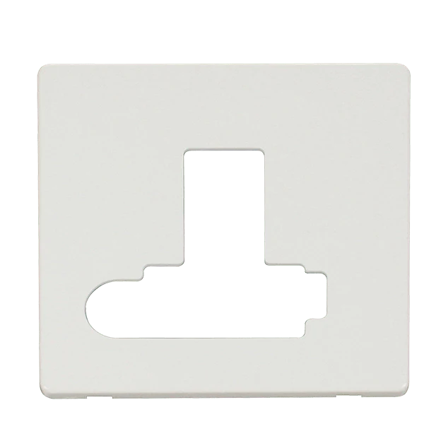 Scolmore SCP351MW 13A FCU SW + F/O (LOCK) PLATE - MW