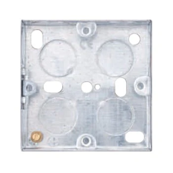 Selectric 1-2 Gang Galvanised Steel Back Box - DISCONTINUED