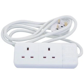 Selectric 3M 2 Gang 13A Extension Lead – Unswitched