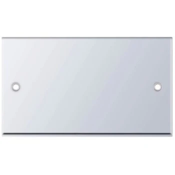 Selectric 7M-Pro Polished Chrome 2 Gang Blank Plate