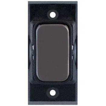 Selectric GRID360 Black Nickel 20A Intermediate Switch Module with Black Insert