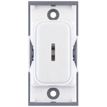 Selectric GRID360 White 10A DP Keyswitch Module with White Insert