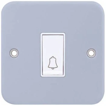 Selectric Metal Clad 1 Gang 10A Push to Make Bell Switch