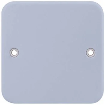 Selectric Metal Clad 1 Gang Blank Plate with Back Box