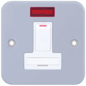 Selectric Metal Clad 13A DP Switched Fused Connection Unit with Neon