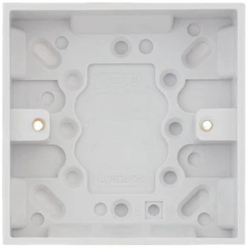 Selectric Square 1 Gang 25mm Surface Pattress Box